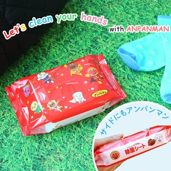 アンパンマン 除菌ウェットシート ノンアルコール LEC(レック)