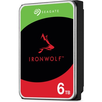 IronWolf 3.5【データ復旧3年付】 6TB HDD(CMR)メーカー3年保証 256MB 5400rpm 24時間稼働 PC、NAS用 RVセンサー付 SEAGATE