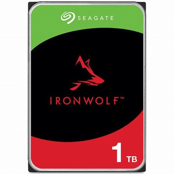 IronWolf 3.5【データ復旧3年付】 1TB HDD(CMR)メーカー3年保証 256MB 5400rpm 24時間稼働 PC、NAS用 RVセンサー付 SEAGATE