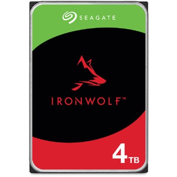 IronWolf 3.5【データ復旧3年付】 4TB HDD(CMR)メーカー3年保証 256MB 5400rpm 24時間稼働 PC、NAS用 RVセンサー付 SEAGATE