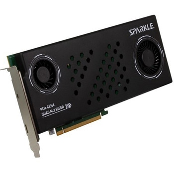 PCIe GEN4 QUAD M.2 RISER CARD アユート