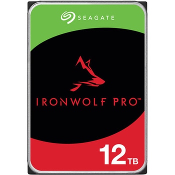 Seagate IronWolf Pro 3.5【データ復旧3年付】12TB HDD(CMR)メーカー5年保証 24時間稼働 PC、NAS用 RVセンサー付 ST12000NT001 SEAGATE