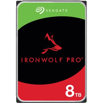Seagate IronWolf Pro 3.5【データ復旧3年付】8TB HDD(CMR)メーカー5年保証 24時間稼働 PC、NAS用 RVセンサー付 ST8000NT001 SEAGATE