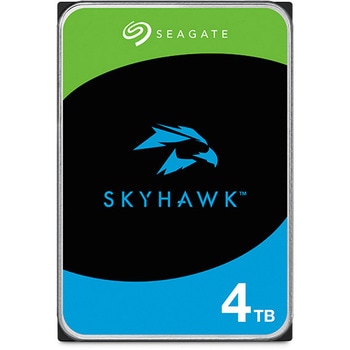 Seagate SkyHawk 3.5 4TB 内蔵HDD (CMR) メーカー3年保証 256MB ネットワーク監視カメラ ビデオレコーダー用ST4000VX016 SEAGATE