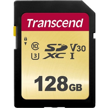 SDXCカード Class10 UHS-I U3 V30 MLC搭載 128GB TRANSCEND(トランセンド)