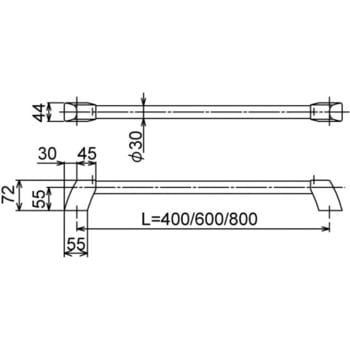 ニギリバーI型(タッピングネジ(4mm)タイプ) RELIANCE(リラインス)