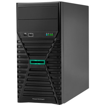 ML30 Gen11 Xeon E-2434 3.4GHz 1P4C 16GBメモリ 8SFF Intel VROC 500W電源 オンボード1Gbx4 RPS対応モデル HP(日本ヒューレット・パッカード)
