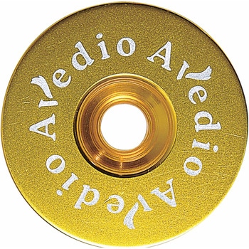 軽量アルミトップキャップ セパレート ロゴ入 ゴールド AVEDIO(エヴァディオ)
