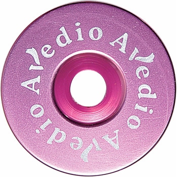 軽量アルミトップキャップ セパレート ロゴ入 ピンク AVEDIO(エヴァディオ)