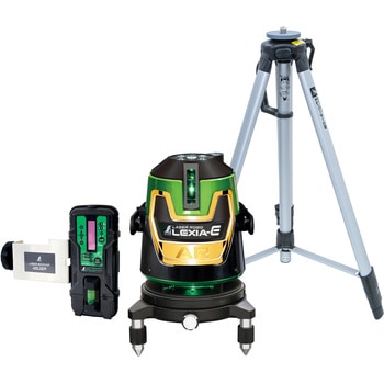 レーザーロボ LEXIA-E グリーン 51AR 受光器・三脚セット シンワ測定