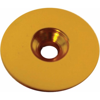 軽量アルミトップキャップ セパレート ロゴ無 ゴールド AVEDIO(エヴァディオ)