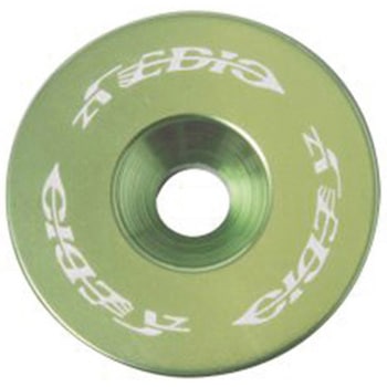 軽量アルミトップキャップ セパレート FRAME LOGO グリーン - AVEDIO(エヴァディオ)