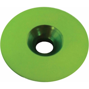 軽量アルミトップキャップ セパレート ロゴ無 グリーン AVEDIO(エヴァディオ)