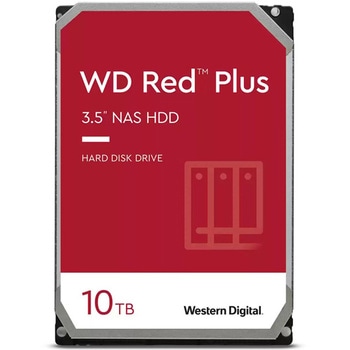 WD Red Plusシリーズ 3.5インチ内蔵HDD NAS用 10TB 3年保証 WD101EFBX Western Digital