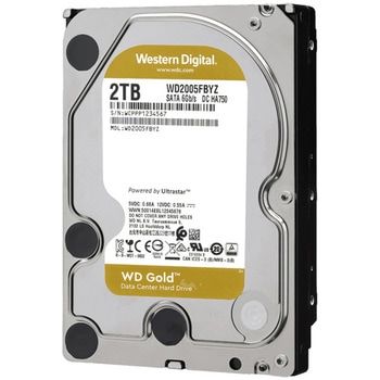 WD Goldシリーズ 3.5インチ内蔵HDD 2TB SATA6.0Gb/s 7200rpm/class 128MB 512n WD2005FBYZ Western Digital
