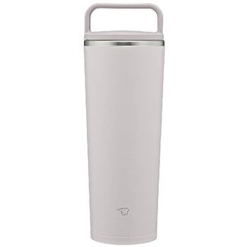 ステンレスキャリータンブラー 400ml シアーグレー ハンドルタイプ シームレスせん 象印マホービン