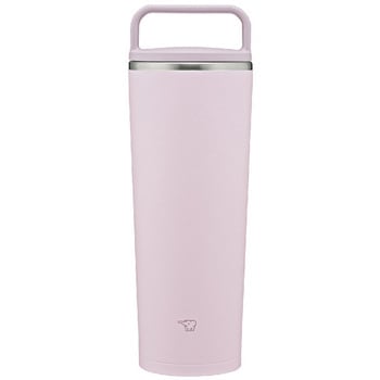 ステンレスキャリータンブラー 400ml パウダリーピンク ハンドルタイプ シームレスせん 象印マホービン