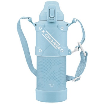 ステンレスクールボトル 1L スカイブルー TUFF シームレスせん 象印マホービン
