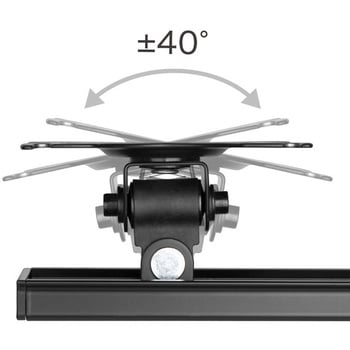 UPC-GM24VT G-arm 液晶モニタースタンド 垂直軸昇降式 左右横2列置き用