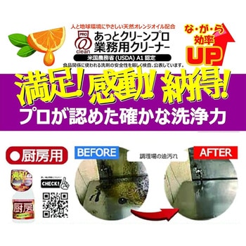 あっ!とクリーンプロ業務用クリーナー厨房 ドーイチ