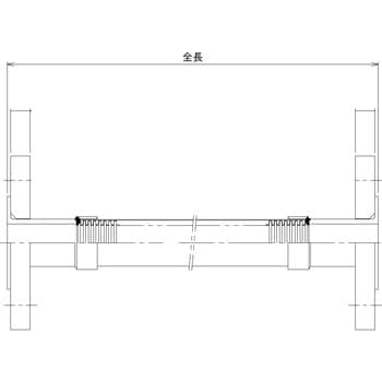 TFR-3000SUS 金属製フレキシブルチューブ TFR-3000 両端SUSフランジ