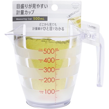 目盛りが見やすい計量カップ マーナ