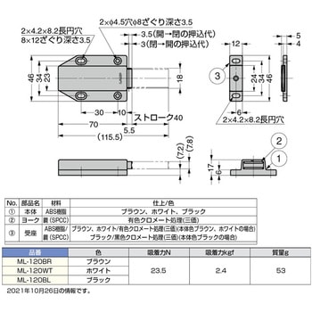 大型マグネラッチ LAMP(スガツネ)
