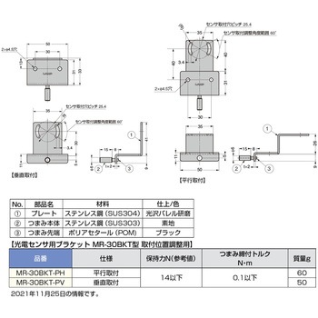 光電センサ用ブラケット LAMP(スガツネ)