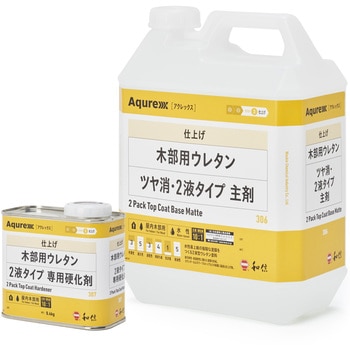 Aqurex(アクレックス)木部用ウレタン・2液タイプ(主剤・専用硬化剤セット) 和信化学工業