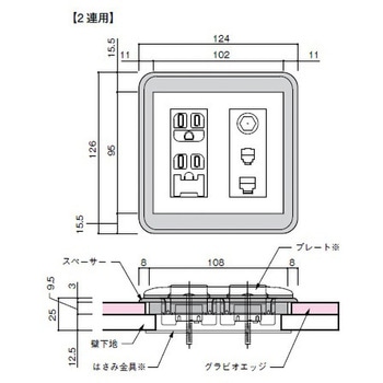 コンセントスペーサー 大建工業