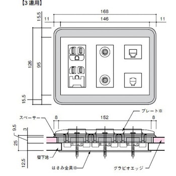 コンセントスペーサー 大建工業