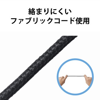 ヘッドホン ヘッドセット マイク付き 有線 USB接続 片耳イヤーフックタイプ(左耳用) ミュートスイッチ付き 無指向性 軽量 テレワーク WEB会議 オンライン授業 ブラック エレコム