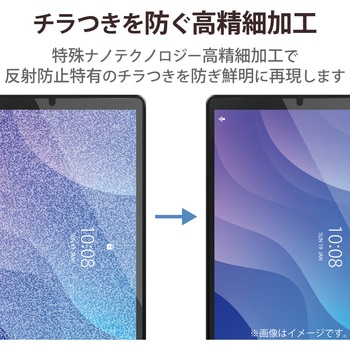 Lenovo Tab M10 HD 2nd Gen フィルム 高精細 反射防止 指紋防止 エレコム