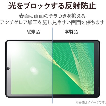 LAVIE Tab E TE508/KAS フィルム 高精細 反射防止 指紋防止 エレコム