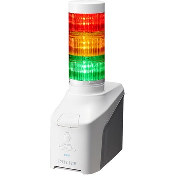 音声対応ネットワーク制御信号灯 直径60mm/3段/赤黄緑/ACアダプタ付属 PATLITE(パトライト/旧:春日電機)