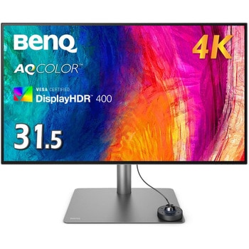 液晶ディスプレイ 31.5型/3840×2160/HDMI、DisplayPort、Thunderbolt/シルバー/スピーカー：あり BenQ(ベンキュー)