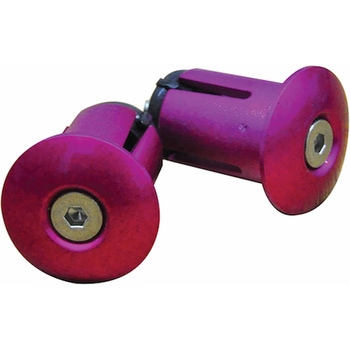 バーエンドキャップ 固定式 ピンク - AVEDIO(エヴァディオ)