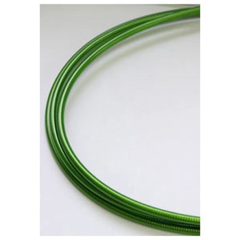 NI425H 4mm ステンレスシフトアウター 2m クリアーグリーン ヘッダー付 日泉ケーブル