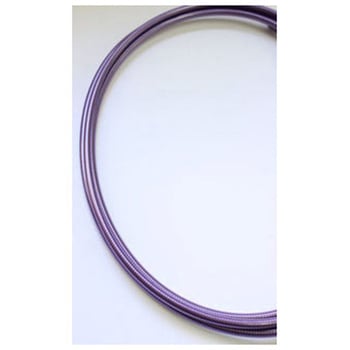 NI430H 4mm ステンレスシフトアウター 2m クリアーパープル ヘッダー付 日泉ケーブル