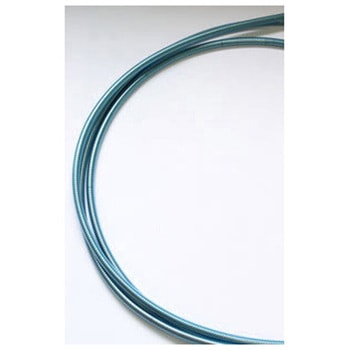 NI406H 5mm ステンレスブレーキアウター 2m ライトブルー ヘッダー付 日泉ケーブル