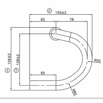 ハンドルバー LIGHT DROP HANDLE COMPACT 400mm AVEDIO(エヴァディオ)