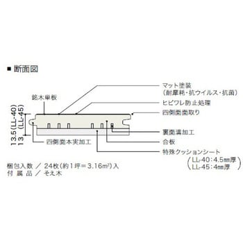 ライブナチュラルMRXネダレス145 LL40 朝日ウッドテック マンション直