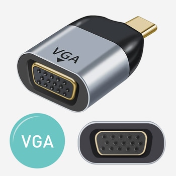 AFF-CVU001-VGA USB Type-C �f�B�X�v���C �ϊ� �A�_�v�^ HDMI Display Port Mini DP VGA 8K 4K AFF WARE 72908057