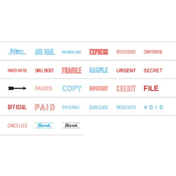 Xスタンパー ビジネス用キャップレス B型 既製品 ヨコ シヤチハタ