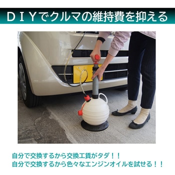 オイルチェンジャー 手動式 6L 大自工業(Meltec)