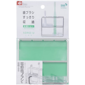 B00366 SOROU 歯ブラシスタンド LEC(レック) 寸法110×26×95Hmm 1