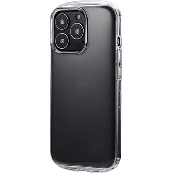 iPhone 13 Pro 耐衝撃ラウンドソフトケース「CLEAR Round」 ストラップホール付 LEPLUS