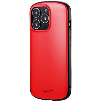 iPhone 13 Pro 超軽量・極薄・耐衝撃ハイブリッドケース「PALLET AIR」 薄型 ストラップホール付 LEPLUS