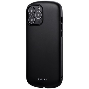 LP-IL21PLAMBK iPhone 13 Pro Max ���y�ʁE�ɔ��E�ϏՌ��n�C�u���b�h�P�[�X�uPALLET AIR�v ���^ �X�g���b�v�z�[���t LEPLUS 72931557
