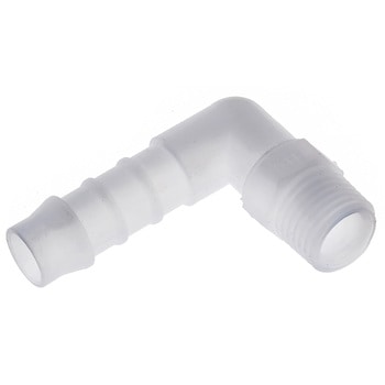 ポリフッ化ビニリデン(PVDF) エルボホースニップル ノーブランド